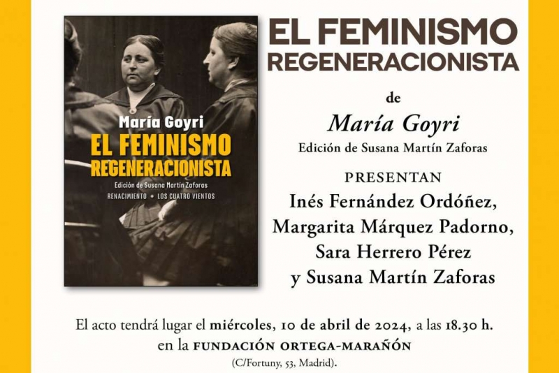 Presentación de 'El feminismo regeneracionista' en Madrid.