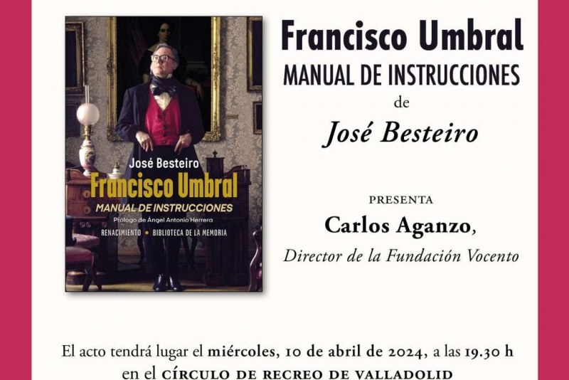 Presentación de 'Francisco Umbral. Manual de instrucciones' en Valladolid.