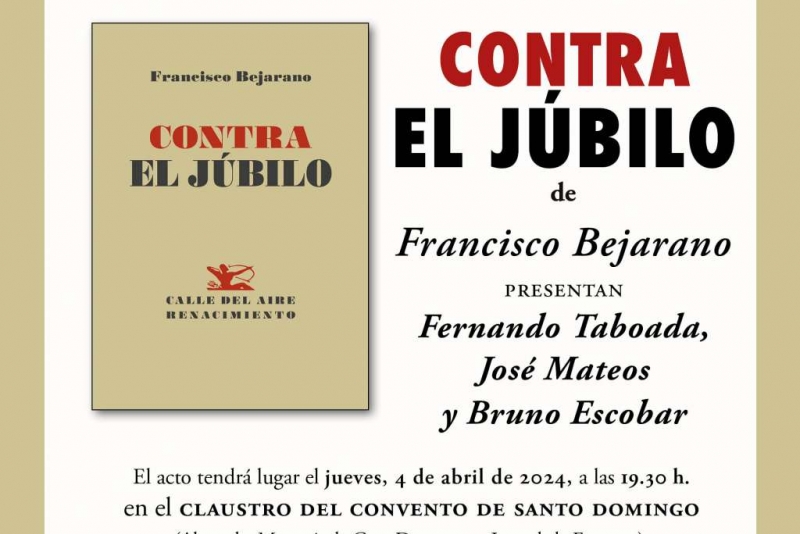 Presentación de 'Contra el júbilo' en Jerez de la Frontera.