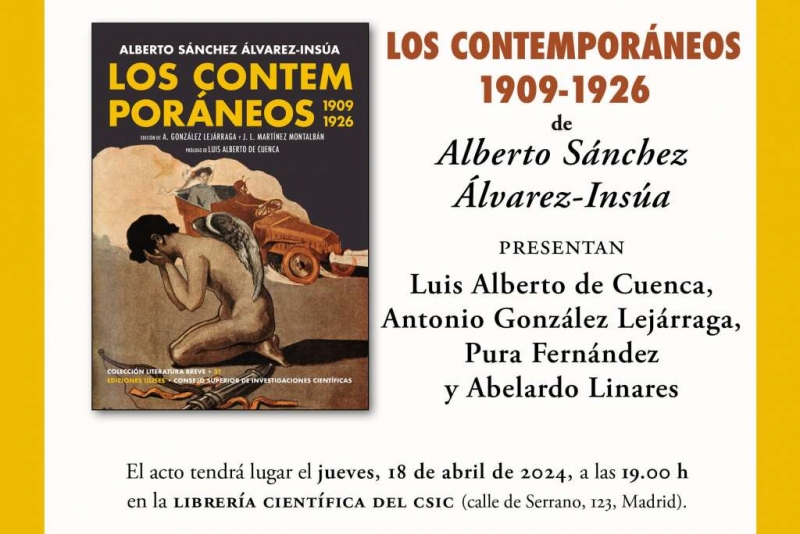 Presentación de 'Los contemporáneos' en Madrid.