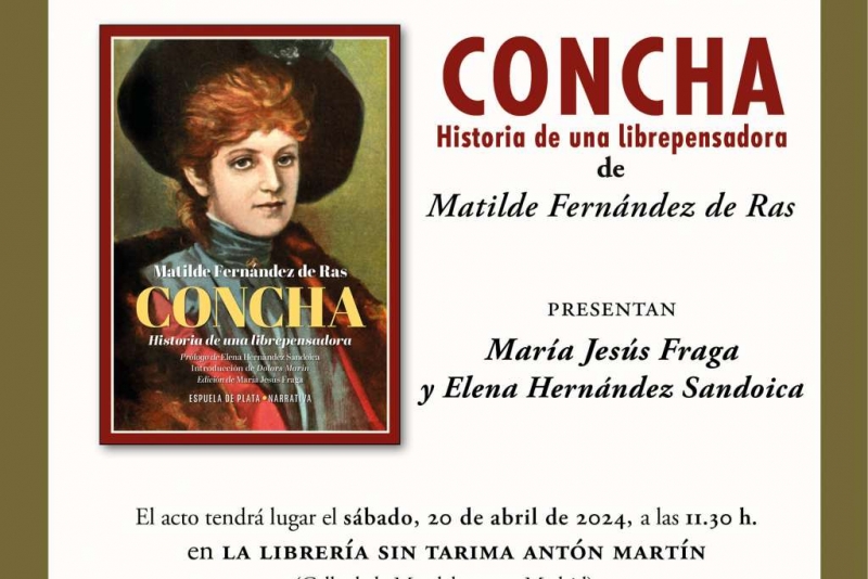 Presentación de 'Concha. Historia de una librepensadora' en Madrid