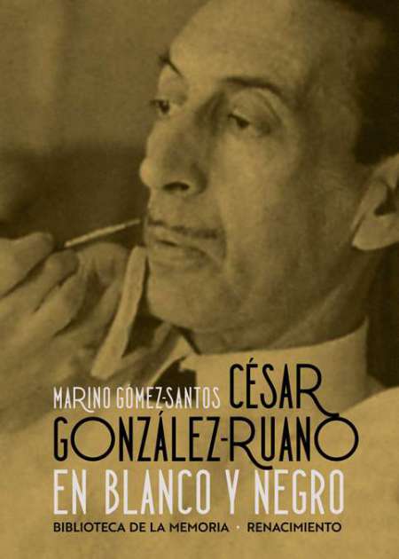 César González-Ruano en blanco y negro