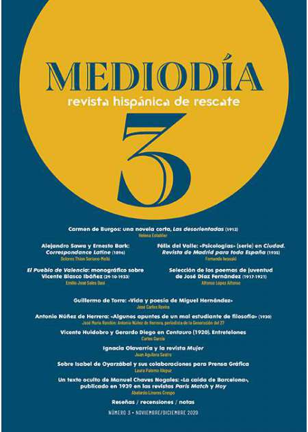 Mediodía. Revista hispánica de rescate. 3 - Ebook