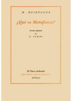 ¿Qué es metafísica?