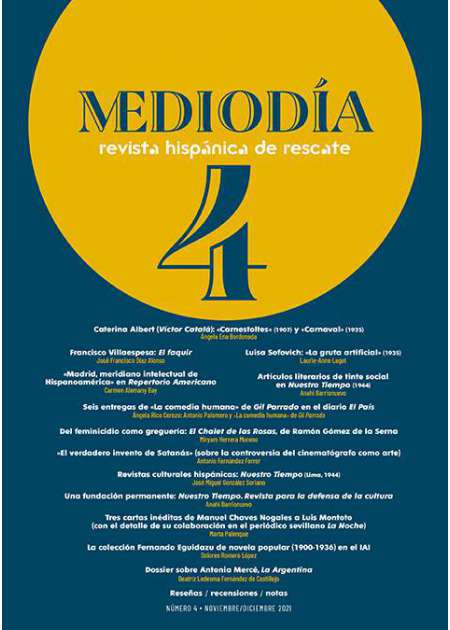 Mediodía. Revista hispánica de rescate. 4 - Ebook