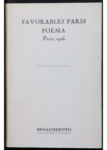 Favorables París poema - Ebook