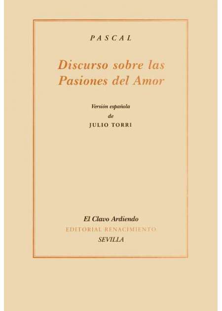 Discurso sobre las pasiones del amor