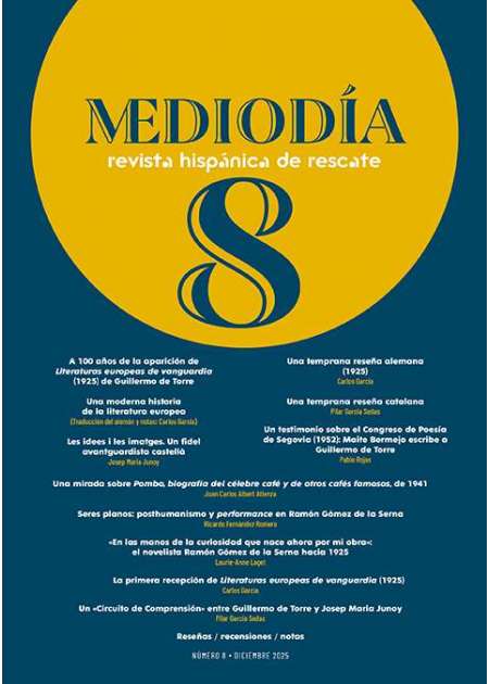 Mediodía. Revista hispánica de rescate. 8