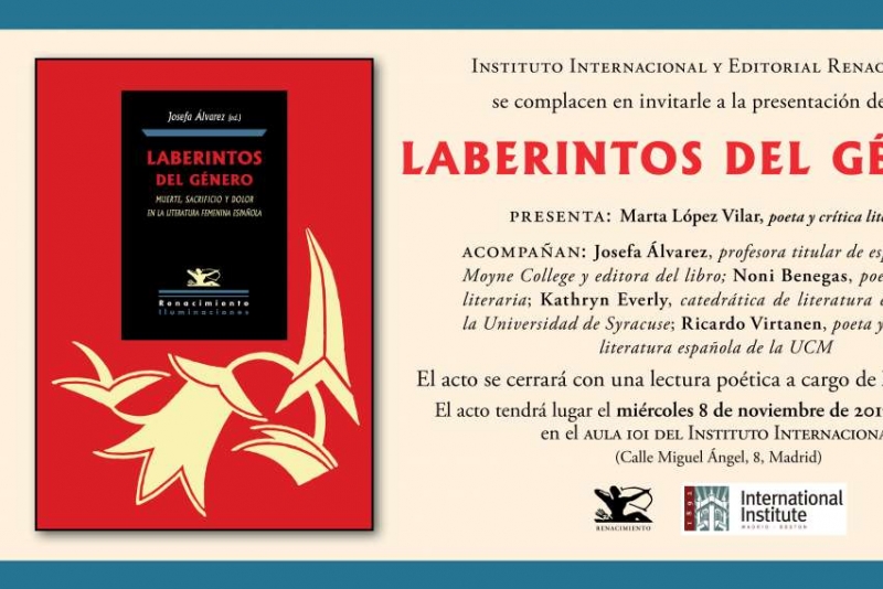 Presentación de 'Laberintos del género' en Madrid.
