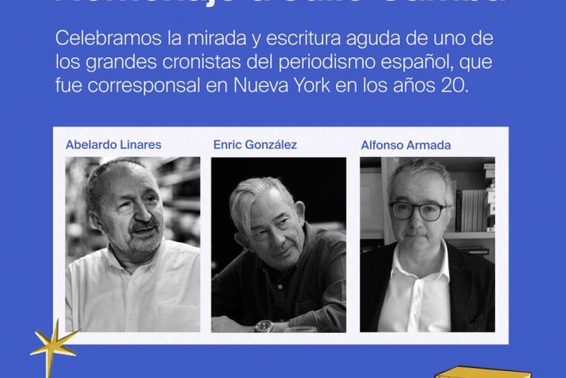 Homenaje a Julio Camba en la Feria del Libro de Madrid