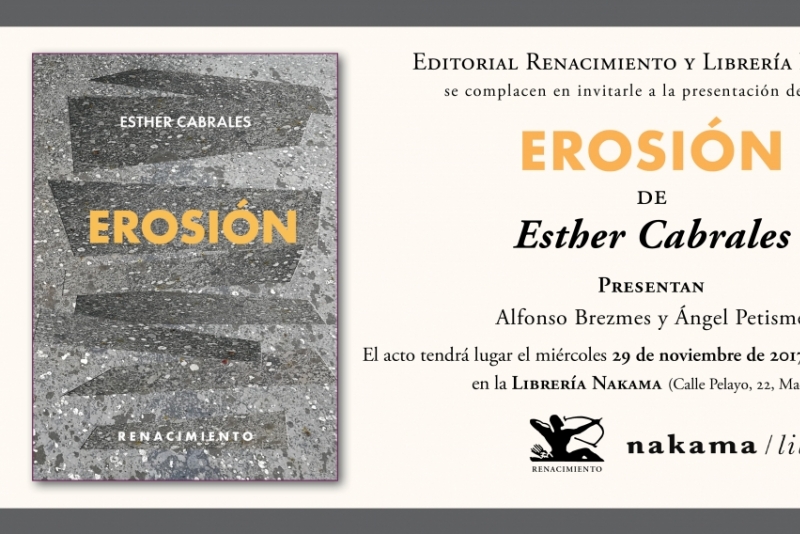 Presentación de 'Erosión' en Madrid