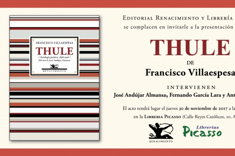 Presentación de 'Thule' en Librería Picasso -Almería
