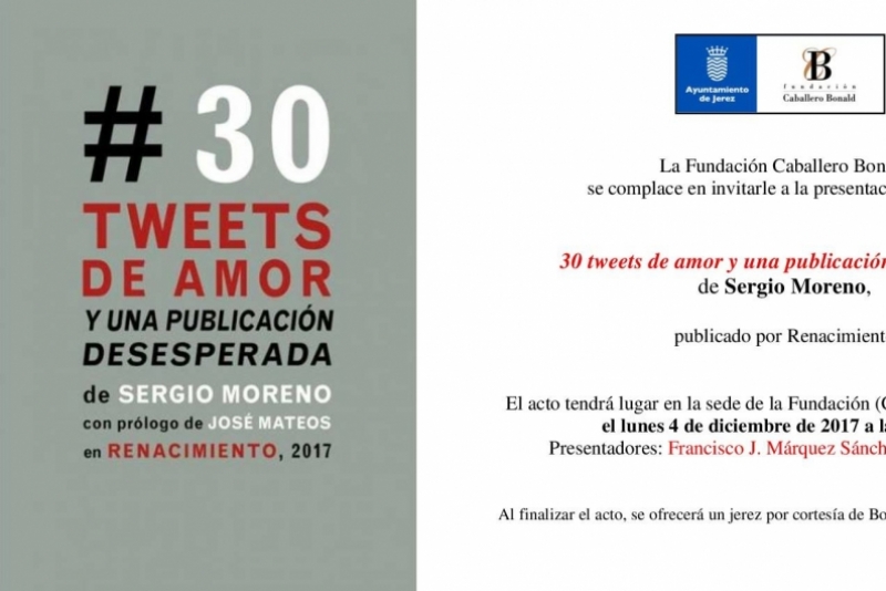 Presentación de 'Treinta tweets de amor' en Jerez 