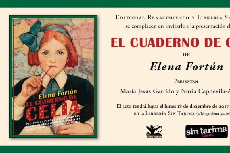 Presentación de 'El cuaderno de Celia' en Madrid