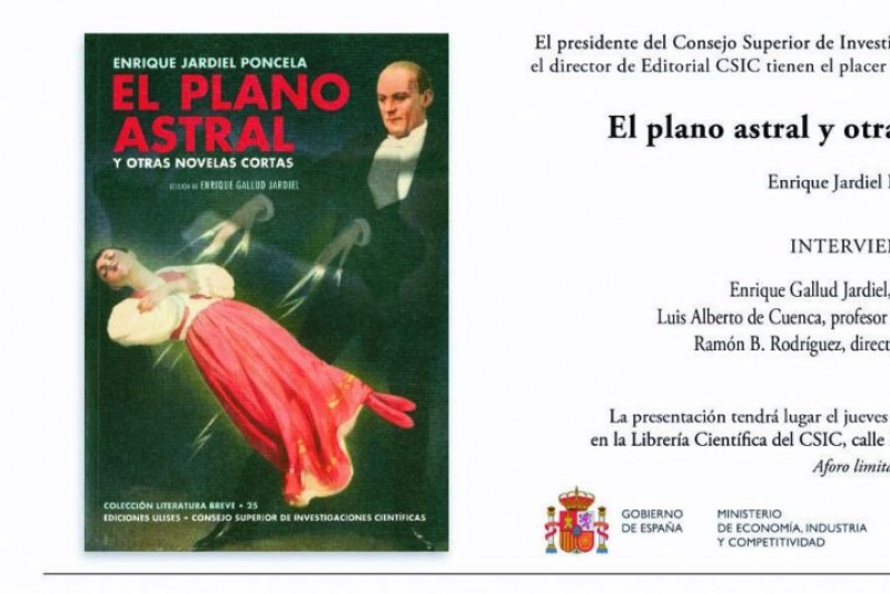 Presentación de 'El plano astral' en Madrid