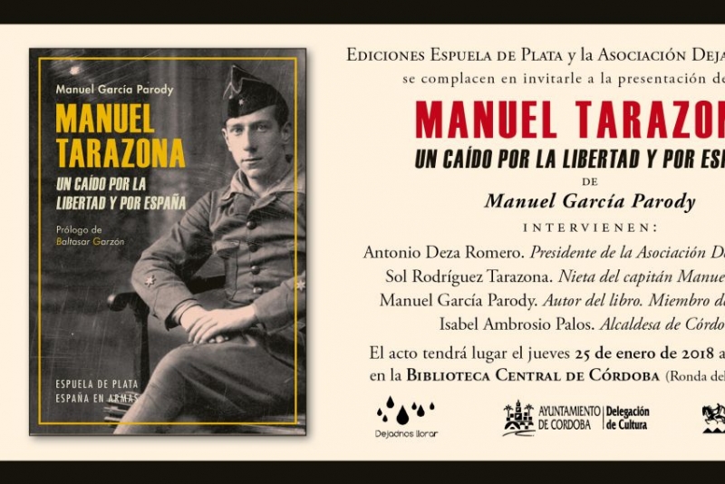 Presentación de 'Manuel Tarazona. Un caído por la libertad y por España' 