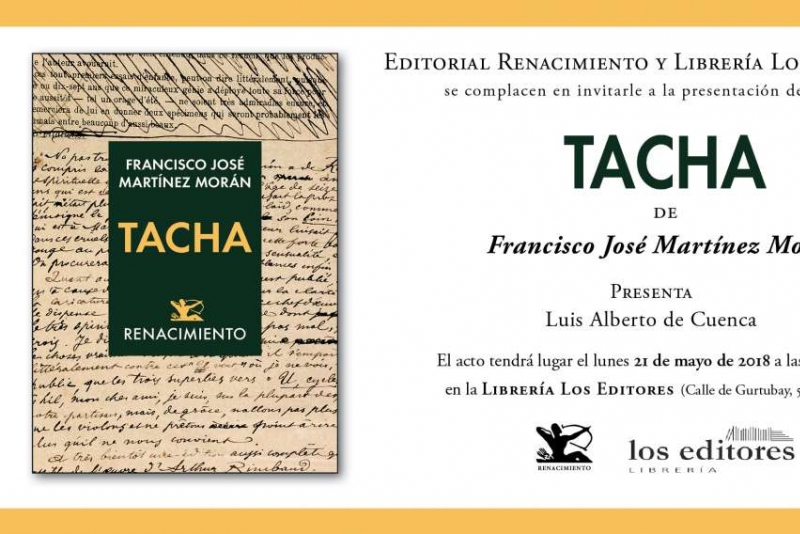 Presentación del libro Tacha, de Francisco José Martínez Morán.