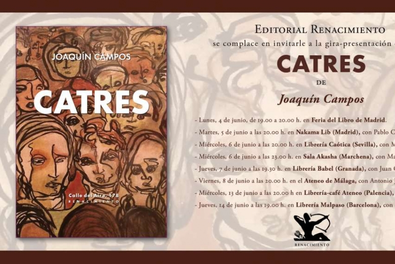 Gira-presentación del libro Catres, de Joaquín Campos.