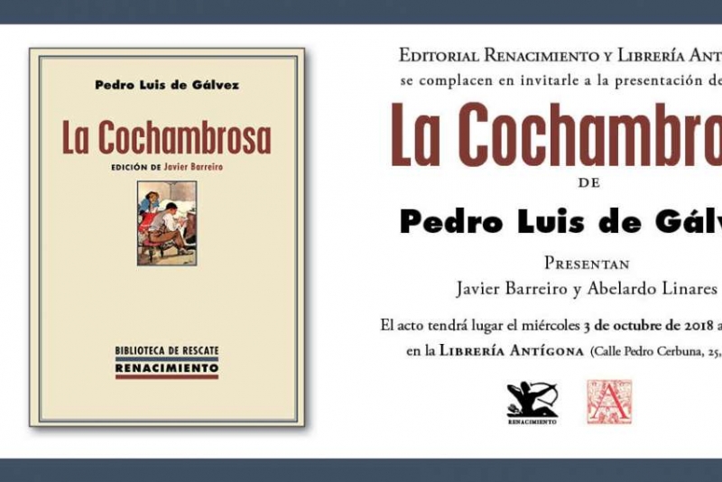 Presentación de 'La cochambrosa' en Zaragoza.