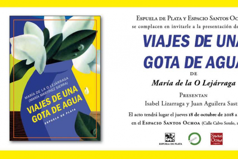 Presentación 'Viajes de una gota de agua' en Logroño