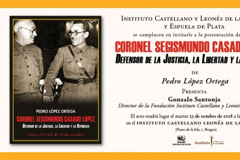 Presentación de 'Coronel Segismundo Casado López' en Burgos