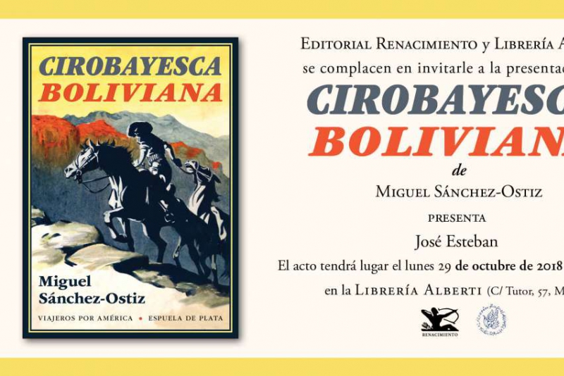 Presentación de 'Cirobayesca boliviana' en Madrid