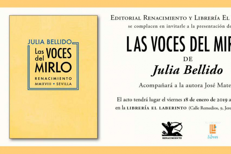 Presentación de 'Las voces del mirlo' en Jerez