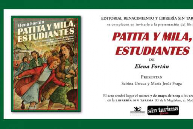 Presentación de 'Patita y Mila, estudiantes', en Madrid.