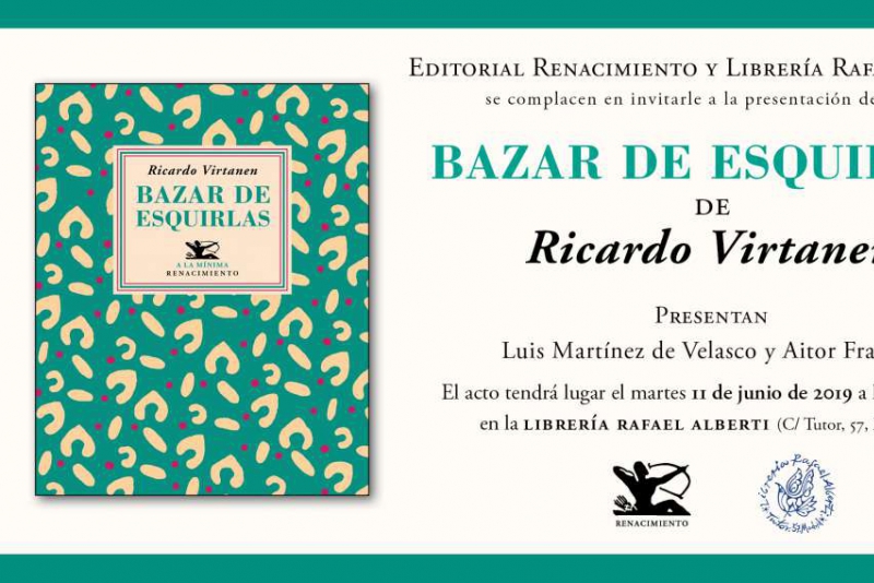 Presentación de 'Bazar de esquirlas' en Madrid.