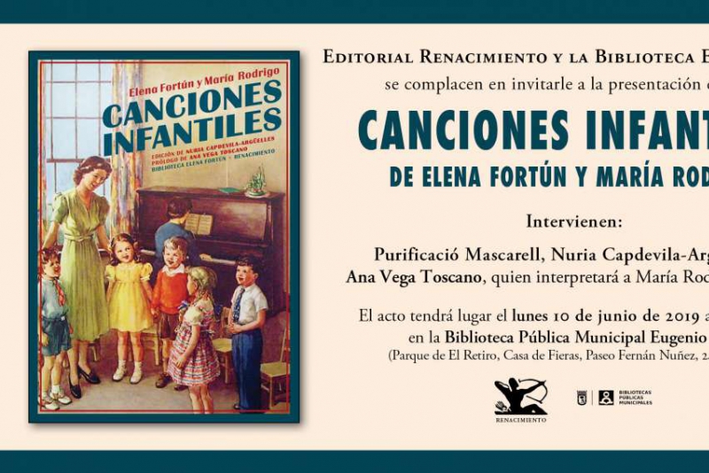Presentación de 'Canciones infantiles' en Madrid.