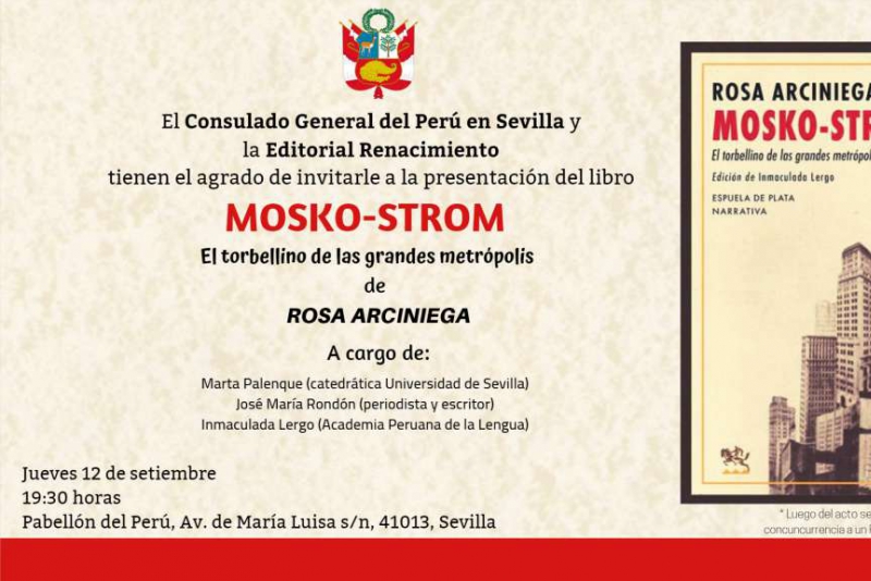 Presentación de 'Mosko-Strom', de Rosa Arciniega, en Sevilla