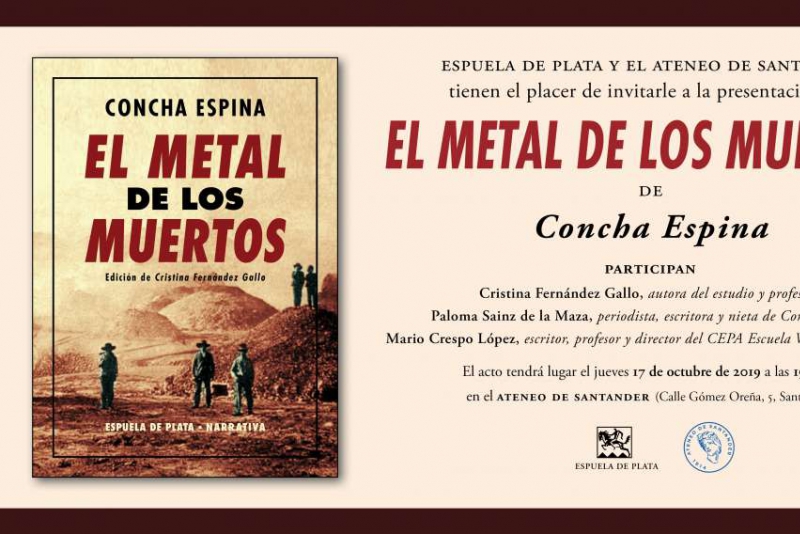 Presentación de 'El metal de los muertos' en Santander
