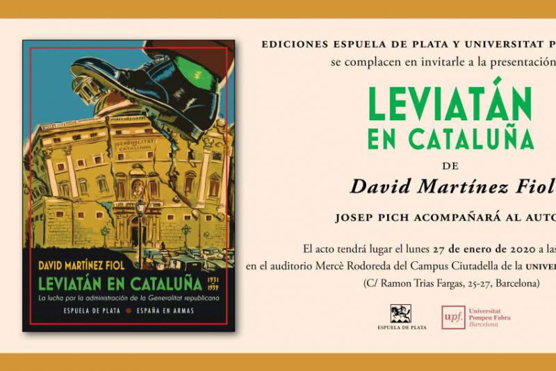 Presentación de "Leviatán en Cataluña" en Barcelona
