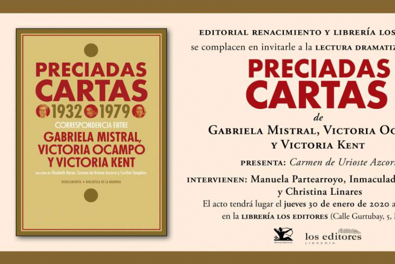 Lectura dramatizada de "Preciadas Cartas" en Madrid