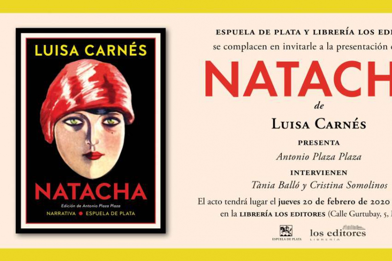 Presentación de 'Natacha', de Luisa Carnés, en Madrid
