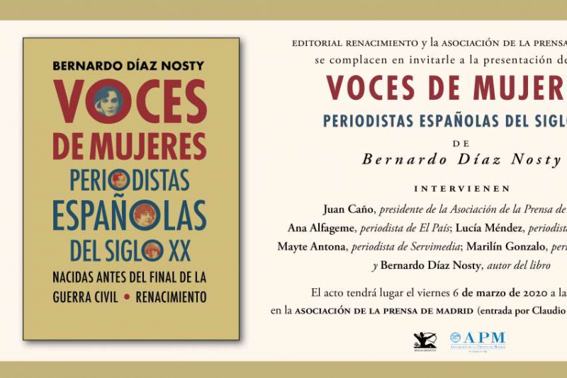 Presentación de 'Voces de mujeres' en Madrid