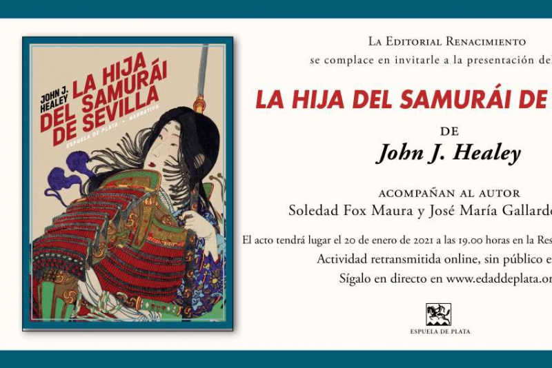 Presentación online de La hija del samurái de Sevilla