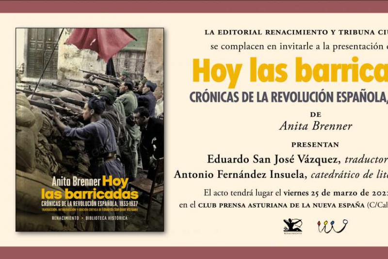 Presentación de 'Hoy las barricadas' en Oviedo