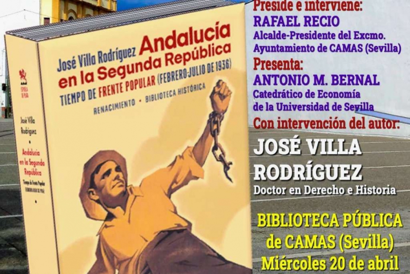 Presentación de 'Andalucía en la Segunda República' en Camas