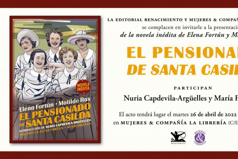 Presentación de 'El pensionado de Santa Casilda' en Madrid