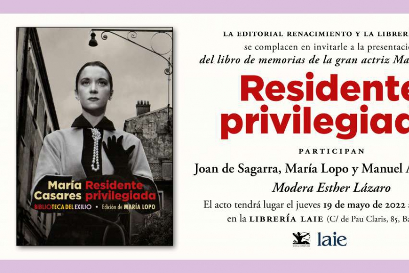 Presentación de 'Residente privilegiada' en Barcelona