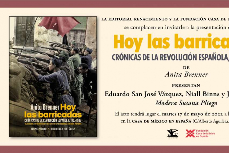 Presentación de 'Hoy las barricadas' en Madrid