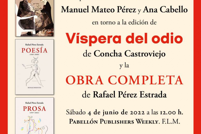 Conversación entre Manuel Mateo Pérez y Ana Cabello en la FLM