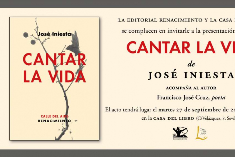 Presentación de 'Cantar la vida', de José Iniesta, en Sevilla