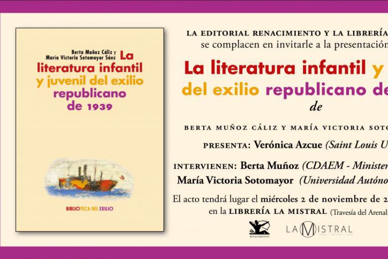 Presentación de 'Literatura infantil y juvenil' en Madrid.