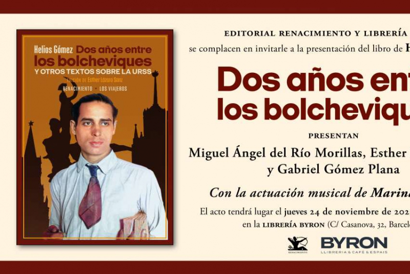 Presentación de 'Dos años entre los bolcheviques' en Barcelona