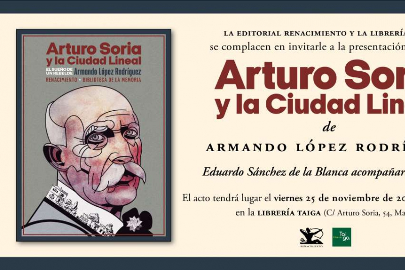 Presentación de 'Arturo Soria y la Ciudad Lineal' en Madrid