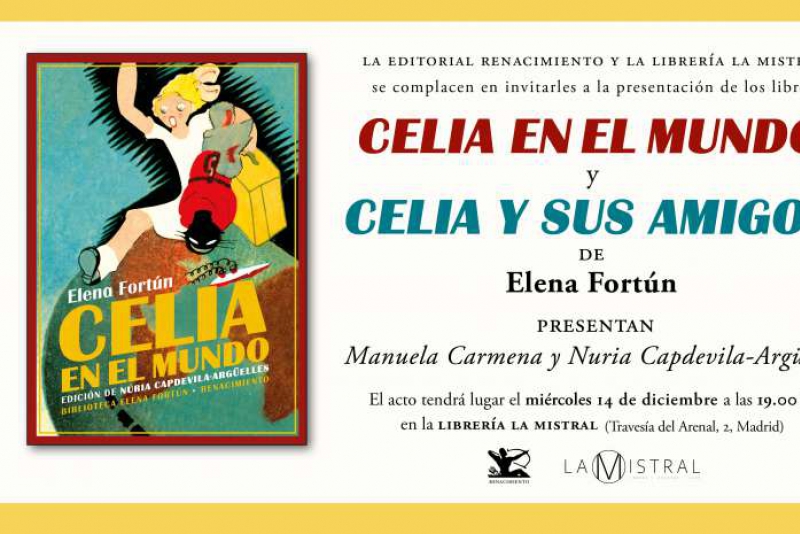 Presentación de 'Celia en el mundo' y 'Celia y sus amigos' en Madrid