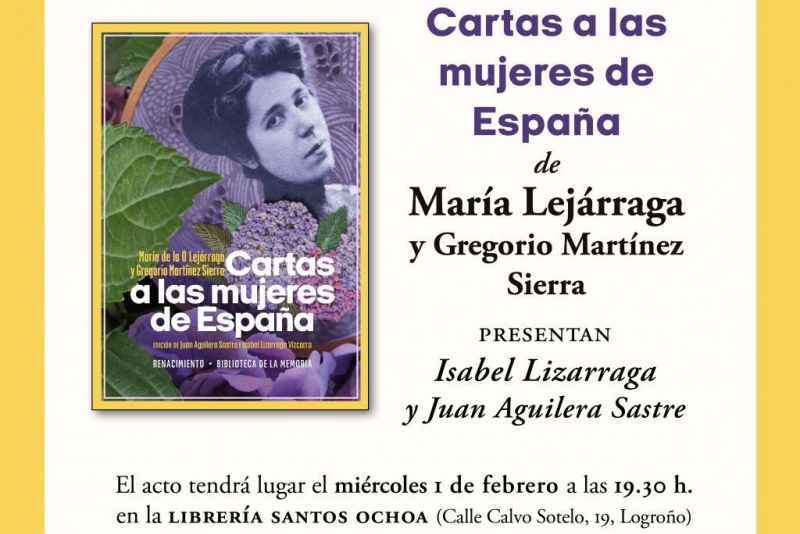 Presentación de 'Cartas a las mujeres de España' en Logroño