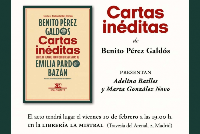 Presentación de 'Cartas inéditas', de Benito Pérez Galdós, en Madrid